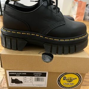 Dr. Marten Audrick Napa leather platform shoes